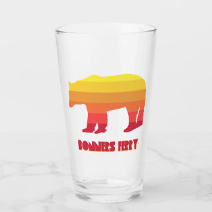 Bonners Ferry Idaho Rainbow Bear Glass