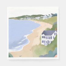 Bonnet Shores | Rhode Island Beach Watercolor