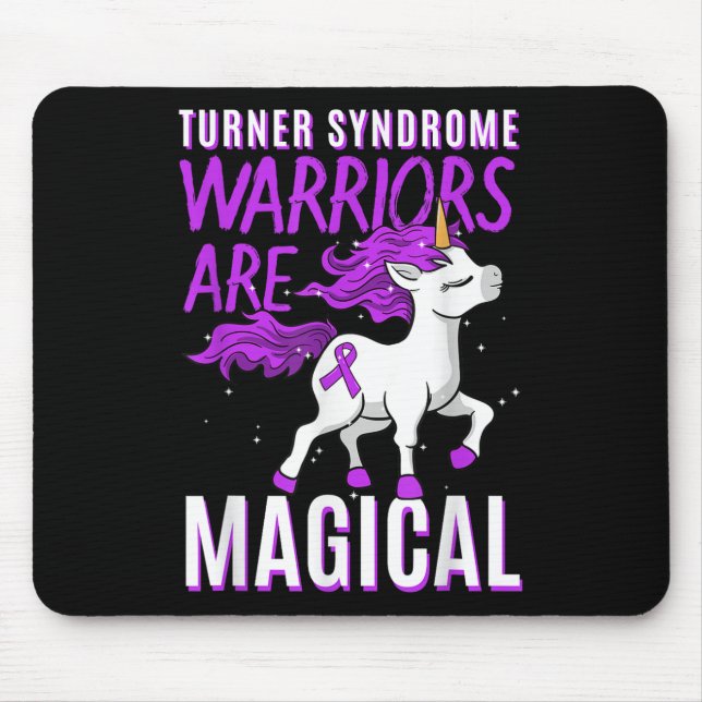 Bonnevie Ullrich Turner Syndrome Awareness 45,x0 T Mouse Pad (Front)