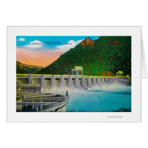 Bonneville Dam on Columbia River