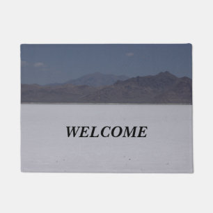 Bonneville Salt Flats Door Mat