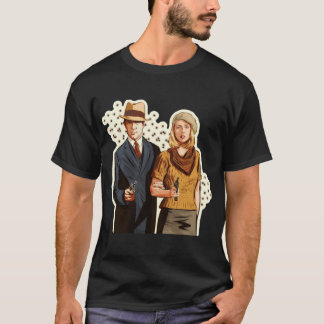 Bonnie and Clyde - An illustration by Paul Cemmick T-Shirt