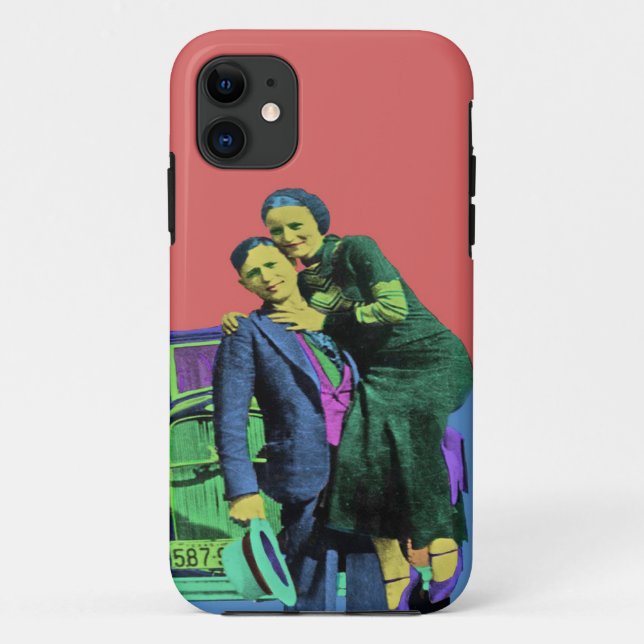Bonnie and Clyde Pop Art Case-Mate iPhone Case (Back)