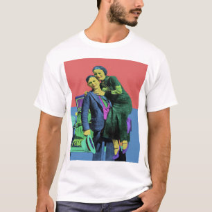 Bonnie and Clyde Pop Art T-Shirt