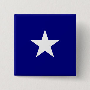 Bonnie Blue Flag 15 Cm Square Badge