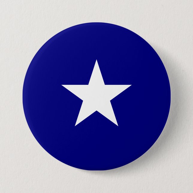 Bonnie Blue Flag 7.5 Cm Round Badge (Front)