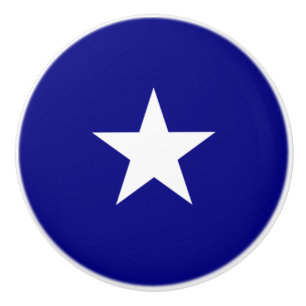 Bonnie Blue Flag Ceramic Knob