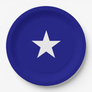 Bonnie Blue Flag Paper Plate