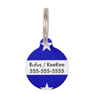 Bonnie Blue Flag Pet Tag