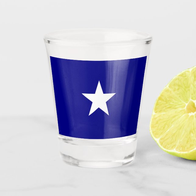 Bonnie Blue Flag Shot Glass (Front)