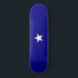 Bonnie Blue Flag Skateboard<br><div class="desc">This design features the Bonnie Blue flag, which was a banner associated at various times with the Republic of Texas, the short lived Republic of West Florida and the southern states of America at the start of the American Civil War in 1861. It now often serves as a representative banner...</div>