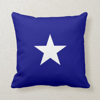 Bonnie Blue Flag White Star Cushion