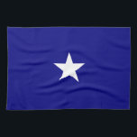 Bonnie Blue Flag White Star Tea Towel<br><div class="desc">The Bonnie Blue Flag with its lone white star on blue background was the unofficial flag of the Confederate States of America at the beginning of the American Civil War.</div>