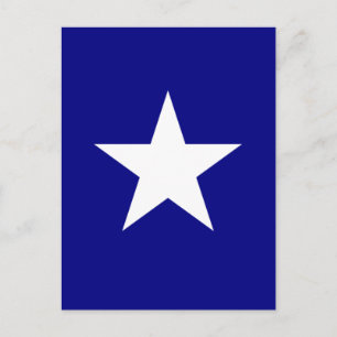 Bonnie Blue Flag with Lone White Star Postcard