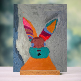 Bonnie Bunnie Acrylic Print - CreativelyDrew Acrylic Sign