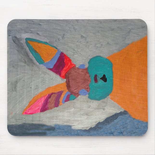 Bonnie Bunnie Mouse Pad - CreativelyDrew (Front)