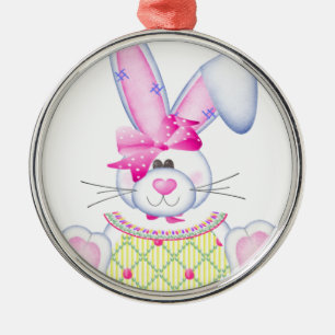 Bonnie Bunny Metal Tree Decoration