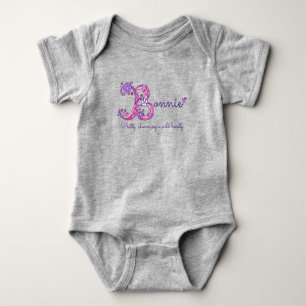 Bonnie girls name & meaning B monogram shirt