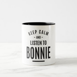 Bonnie Personalised Name  Two-Tone Coffee Mug