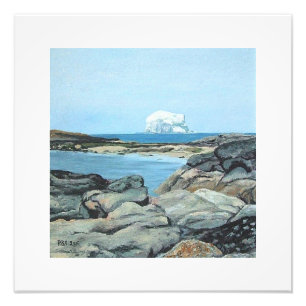 Bonnie Scotland beautiful Bass Rock North Berwick Photo Print