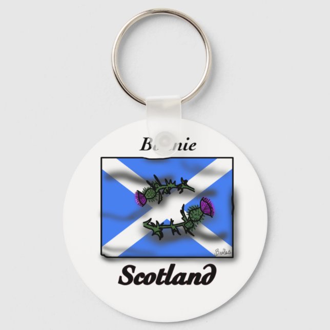 Bonnie Scotland keychain (Front)