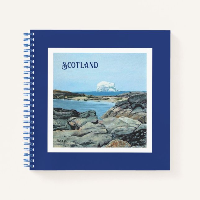 Bonnie Scotland summer seascape scenery fine art   Notebook (Front)