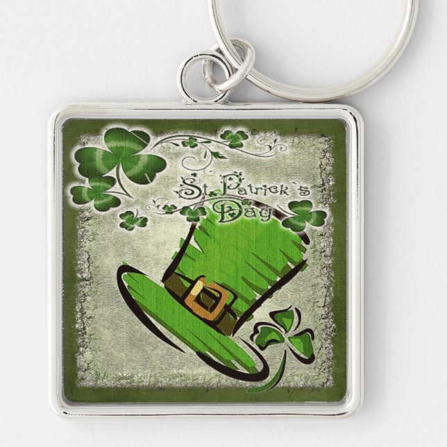 Bonnie St. Patricks Day GIFT Key Ring (Front)