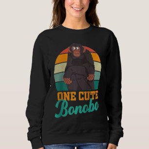 Bonobo chimpanzee chimps World Bonobo Day men wom Sweatshirt