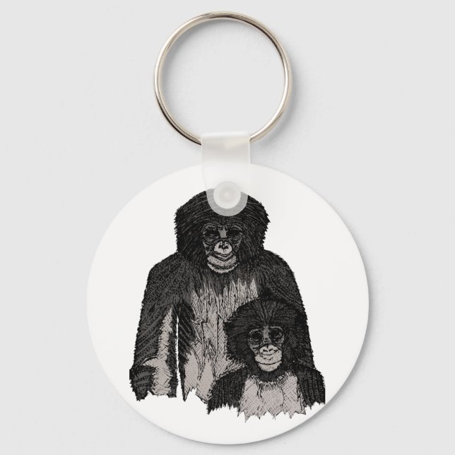 Bonobo Key Ring (Front)