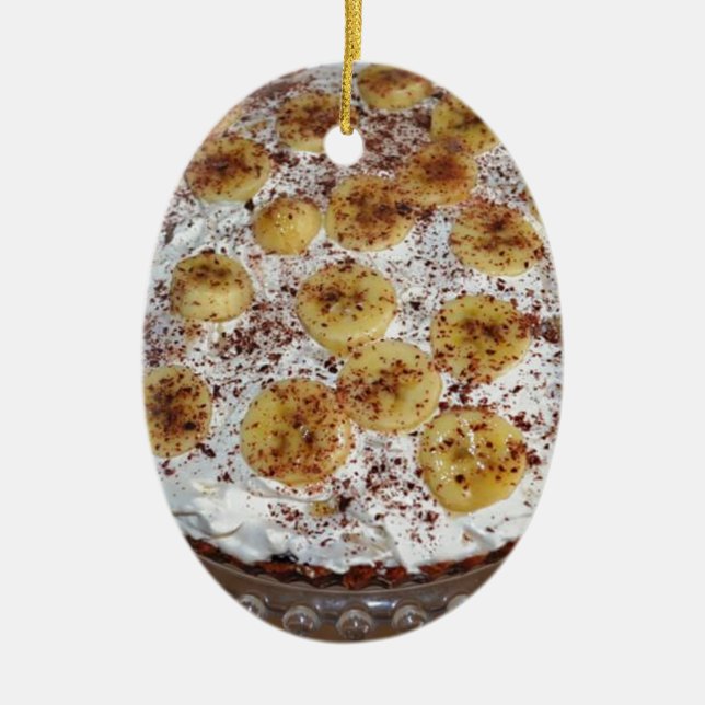 Bonoffi Pie Ceramic Tree Decoration (Front)