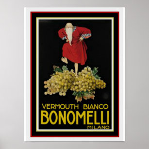 Bonomelli 12 x 16 Poster by Leonetto Cappiello