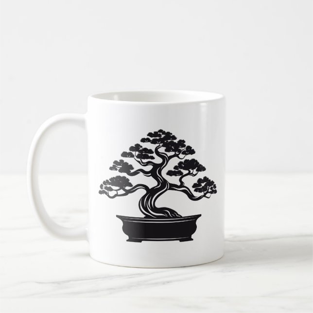 Bonsai A Small Tree, a Big Journey Coffee Mug (Left)