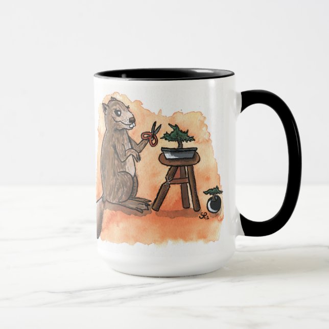 Bonsai Beaver Mug (Right)