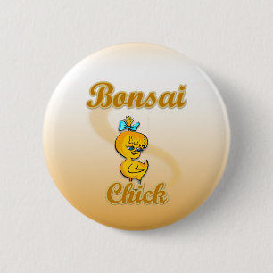 Bonsai Chick 6 Cm Round Badge