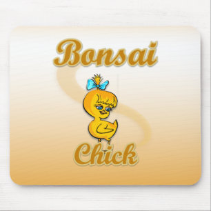 Bonsai Chick Mouse Pad