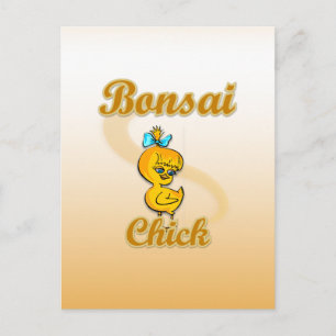 Bonsai Chick Postcard