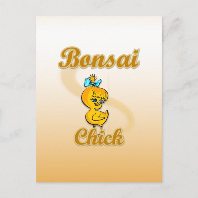 Bonsai Chick Postcard (Front)