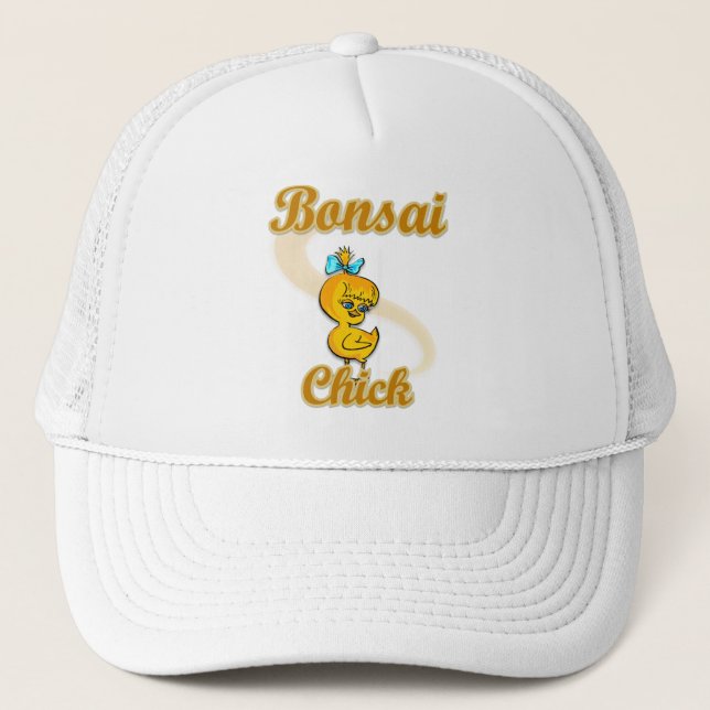 Bonsai Chick Trucker Hat (Front)