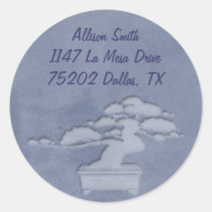 bonsai classic round sticker