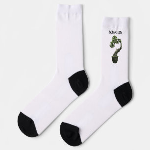 Bonsai guy funny quote for bonsai lovers socks