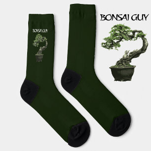 Bonsai guy funny quote for bonsai lovers socks