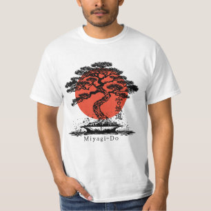 Bonsai Japanese Kanji Miyagi Do Personalized T-Shirt
