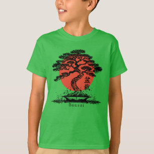 Bonsai Japanese Kanji Personalised T-Shirt
