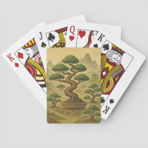 Bonsai Landscape Playing Cards
