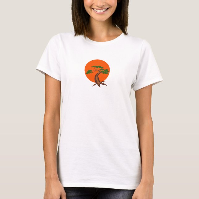 Bonsai Sunset T-Shirt (Front)