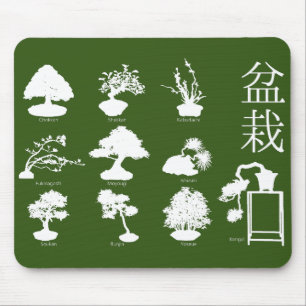 Bonsai Tree Basic Styles 10 Mouse Pad
