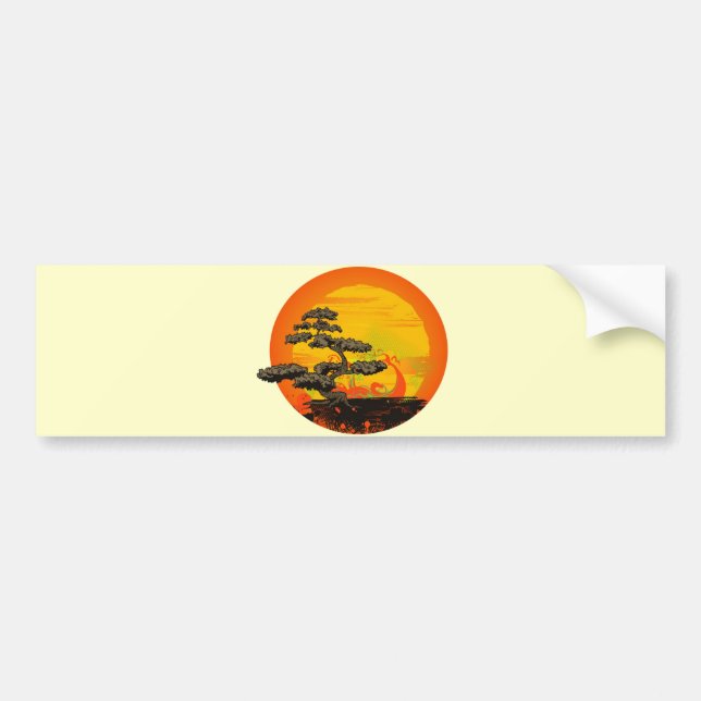 Bonsai Tree Bumper Sticker (Front)