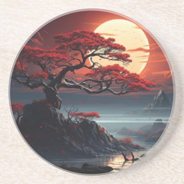 Bonsai Tree  Coaster (Front)