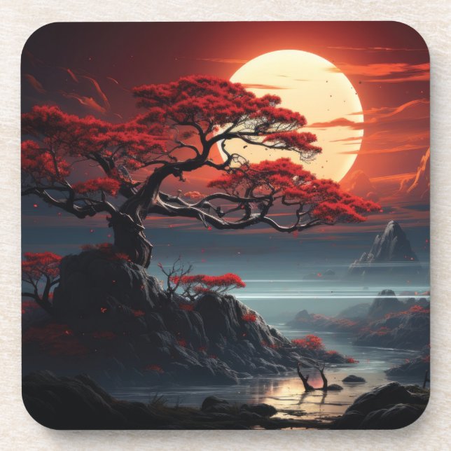 Bonsai Tree  Coaster (Front)
