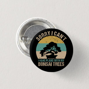 Bonsai Tree - Cool Indoor Plants Lover Gardening 3 Cm Round Badge